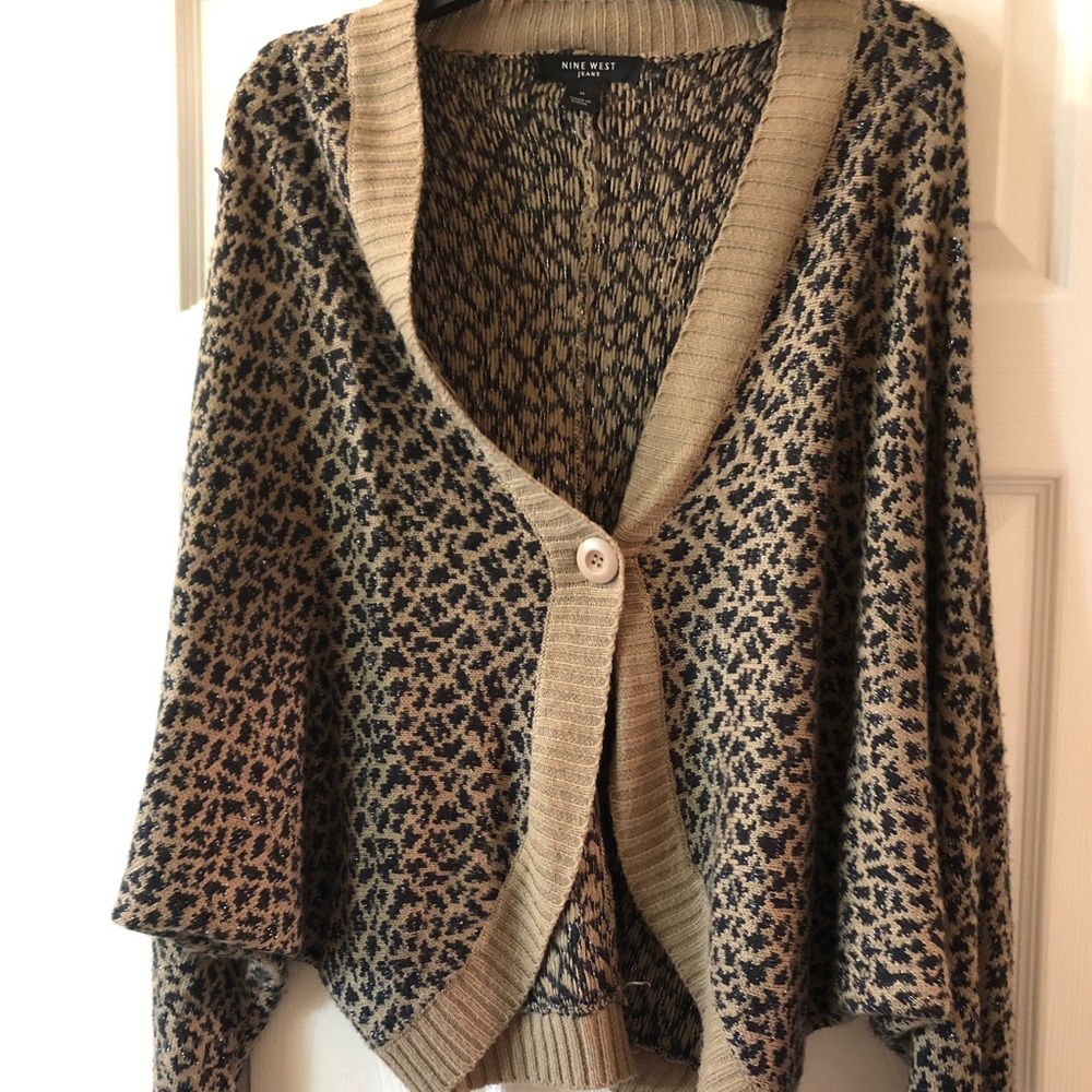 Animal Print Cardigan